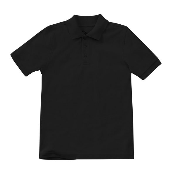 Black Polo Shirt W/LOGO Heat Logo Boys/Girls – uniformsbycambridge